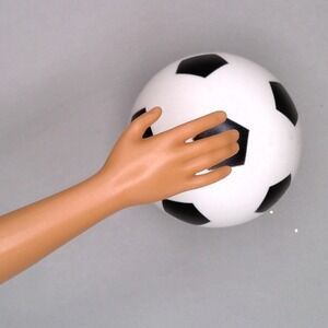 Miniature Soccer Ball Magnetic 1:6 Dollhouse Diorama Prop Barbie Doll Accessory